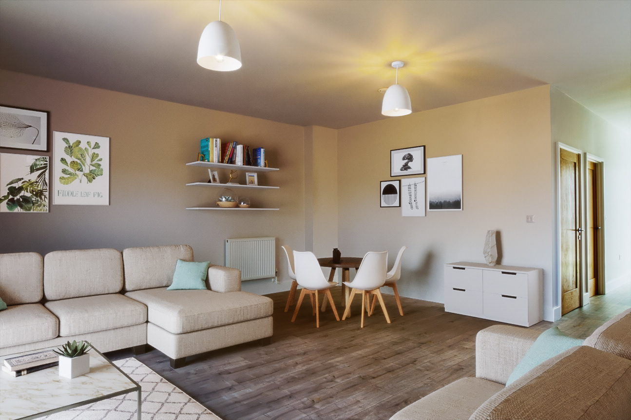 3D objects composited into a 2D photograph