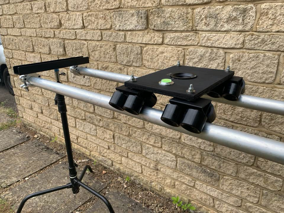 Helix Dolly on rails