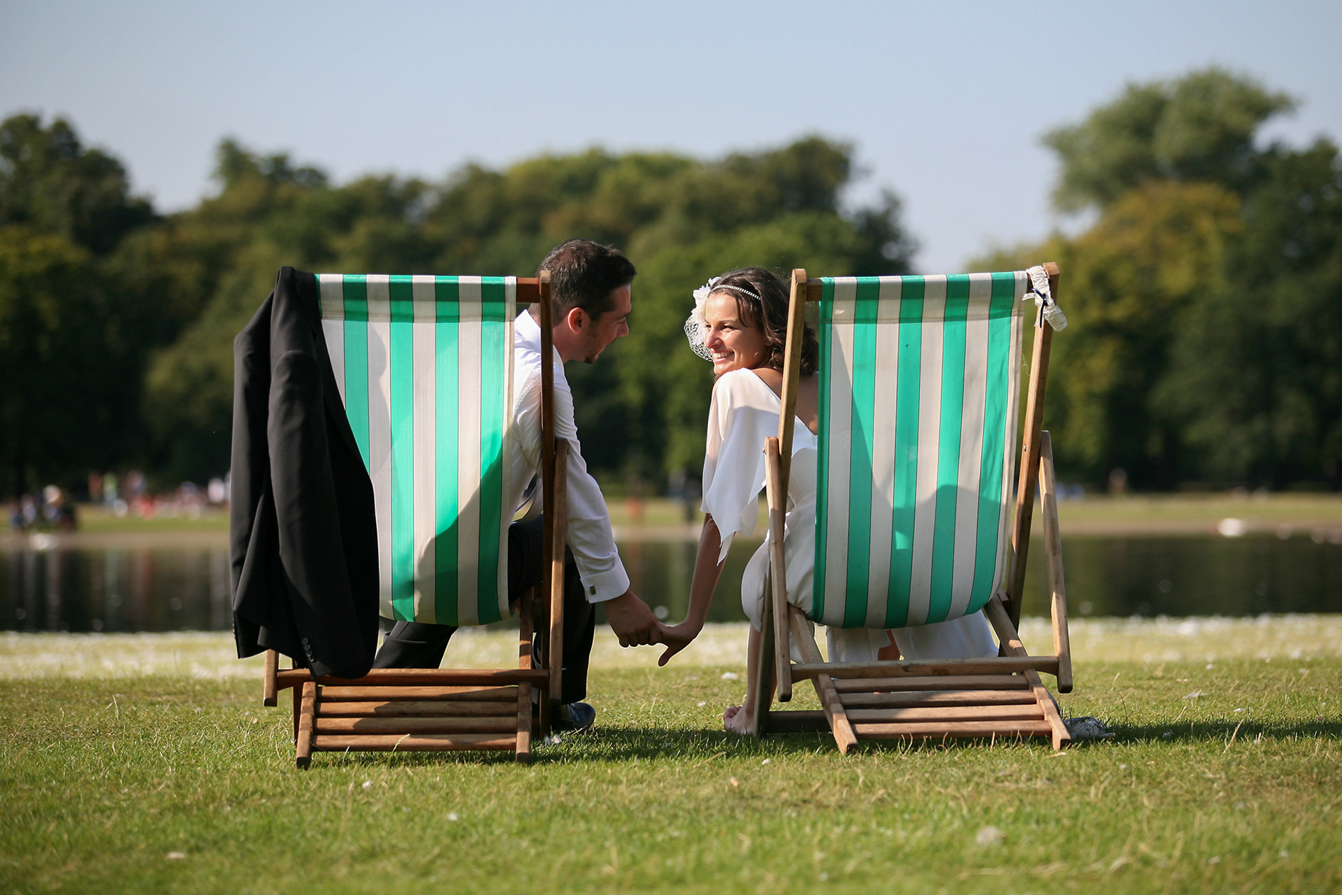 wedding round pond kensington garden london