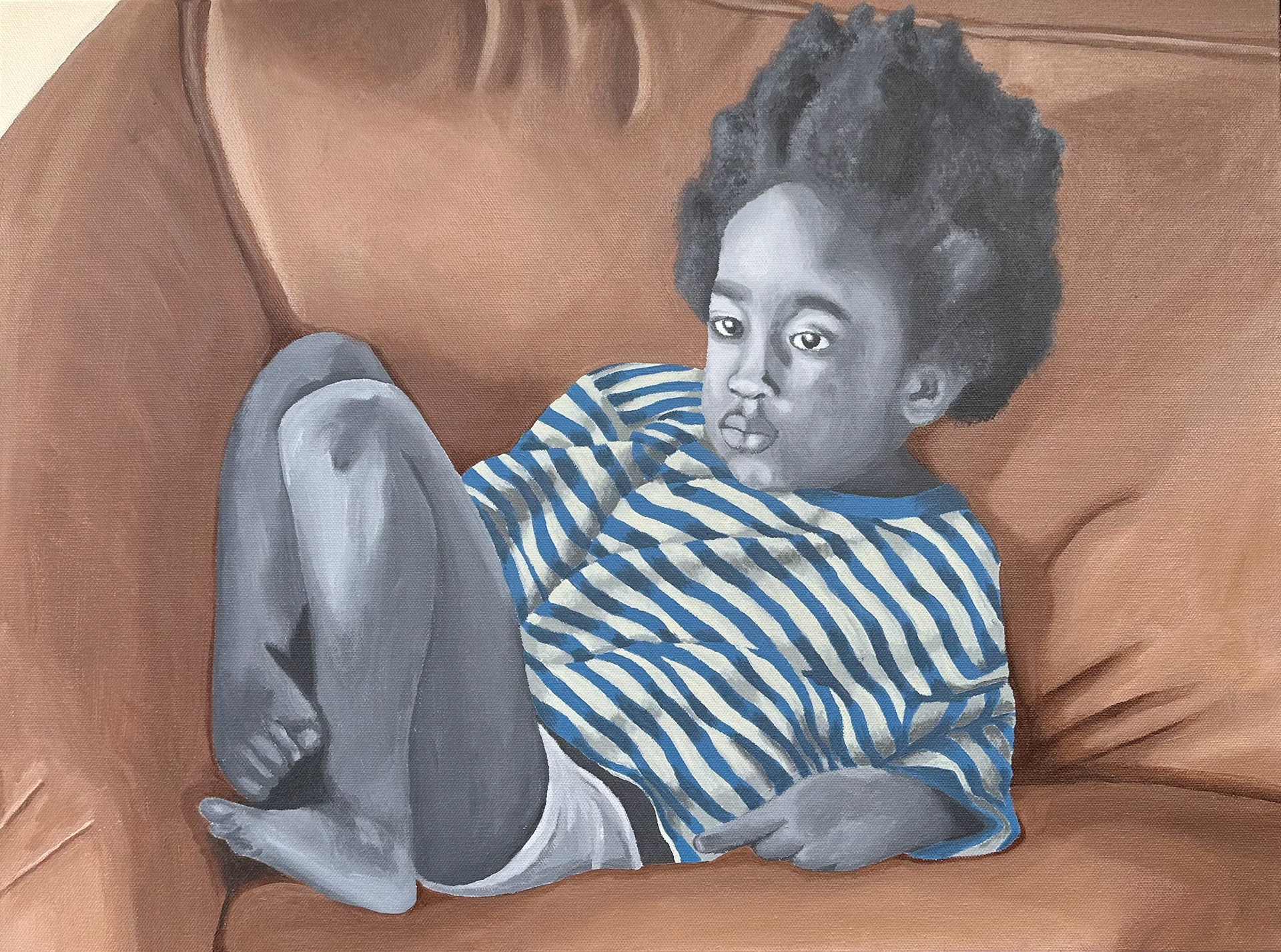 What are you looking at? 2022, 18x24 inches, Acrylic on Canvas