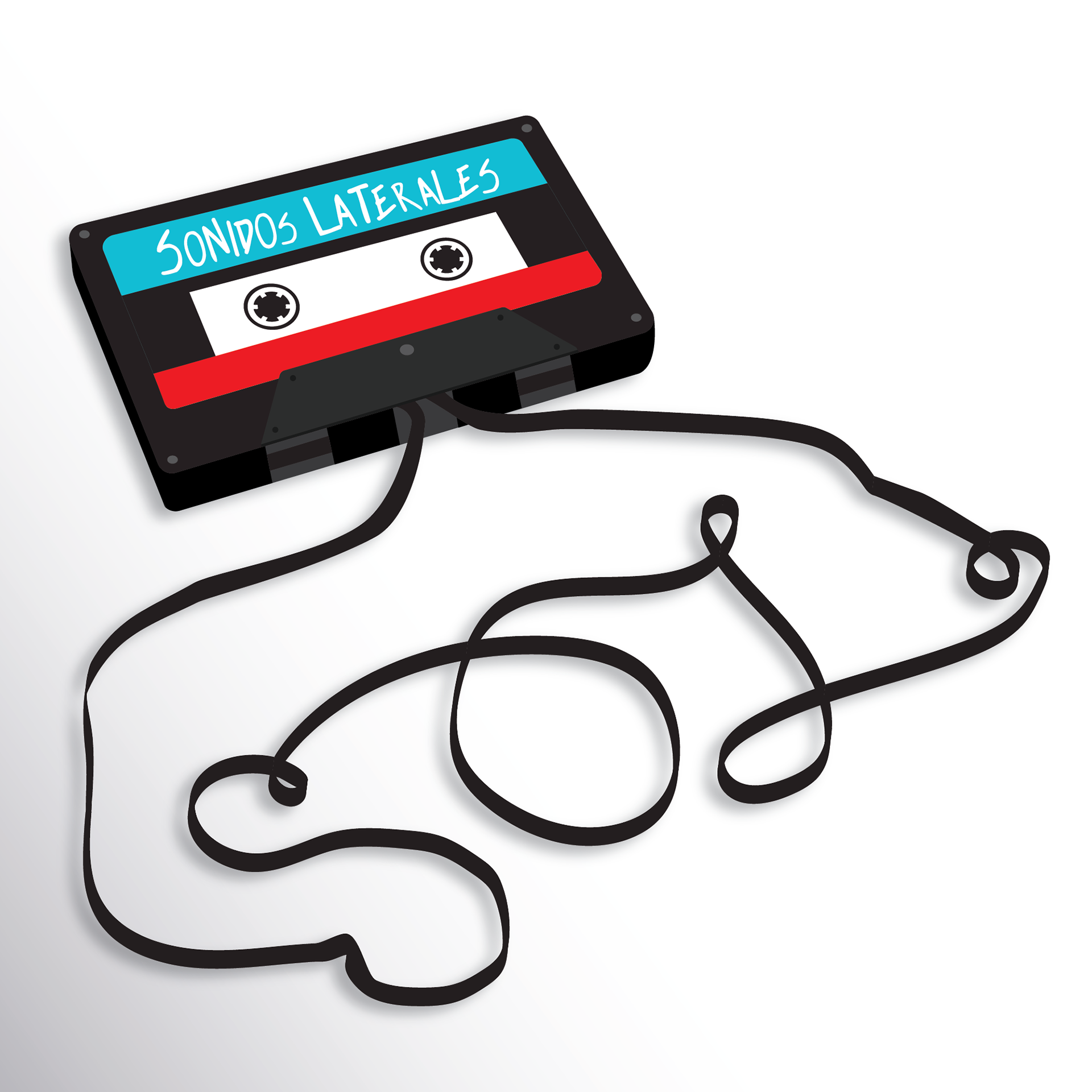 LOGO FOR PODCAST FOCUSED ON ALTERNATIVE MUSIC "SONIDOS LATERALES"