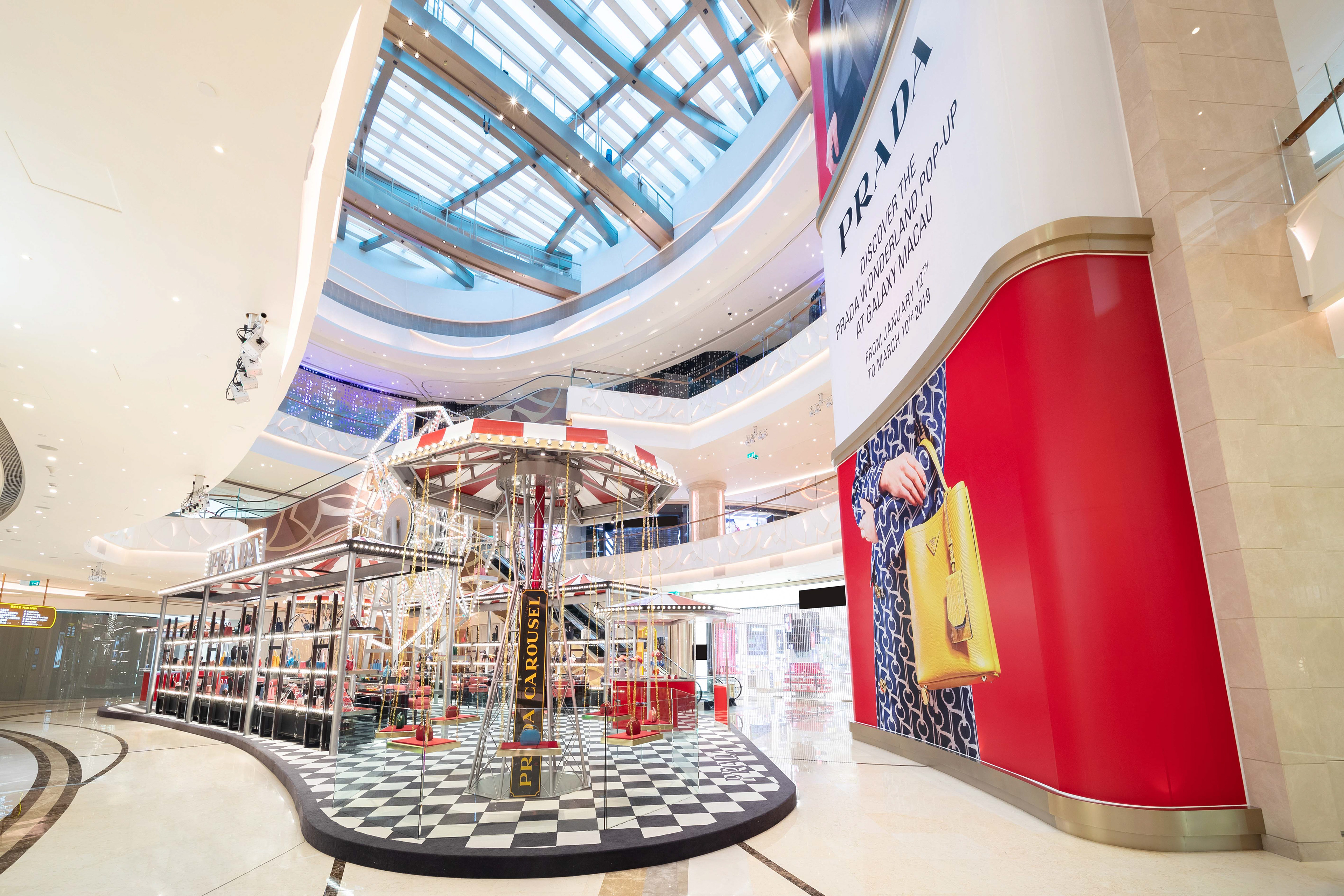 Pop up “Prada Wonderland” at Galaxy, Macau