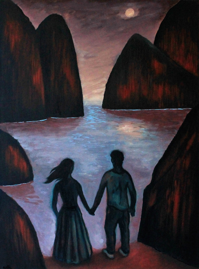 Éden Huile sur toile - 81 x 60 cm - Mars 2020