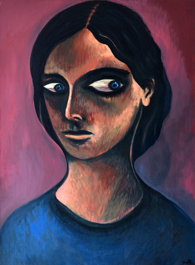 Les grands miroirs - Huile sur toile - 73 x 54 cm - Mai 2021 - Atelier JB Miette