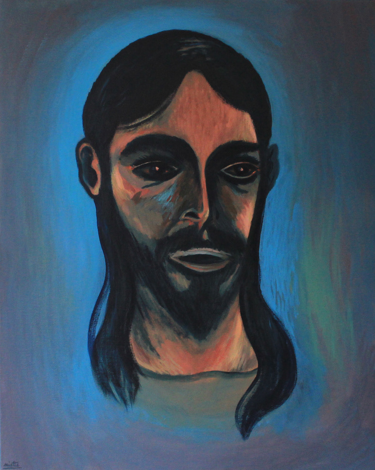 Tête Huile sur toile - 81 x 65 cm - septembre 2016