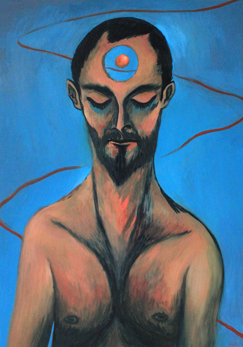 Méditation Huile sur toile - 116 x 81 cm - Juin 2013