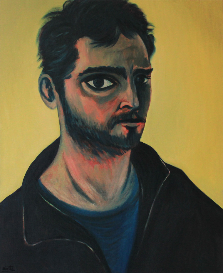 Autoportrait Huile sur toile - 61 x 50 cm - mars 2017