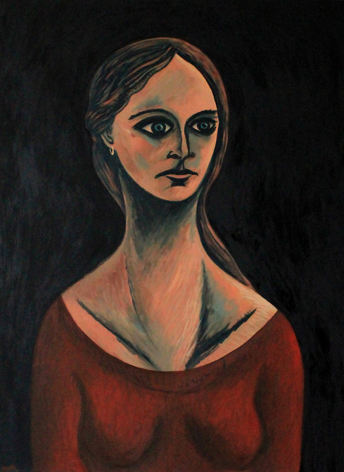 Lucy Huile sur toile - 100 x 73 cm - Mars 2014