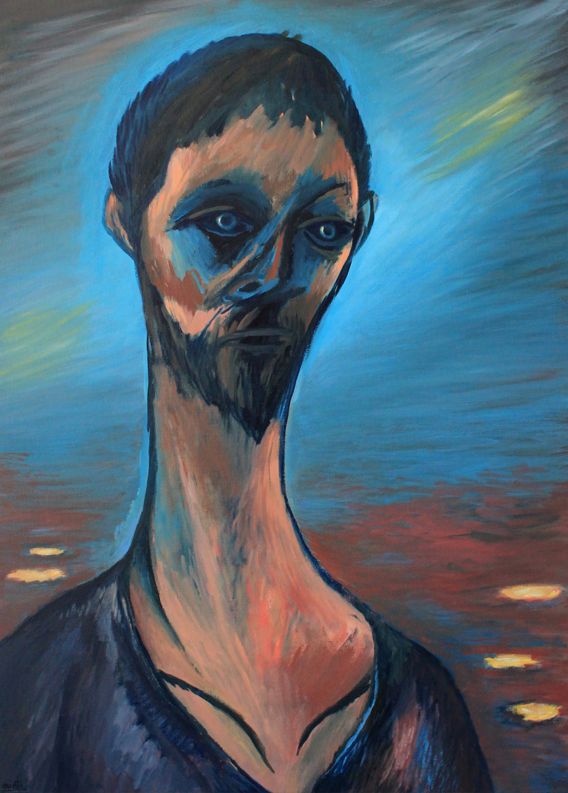 Mélancolie Huile sur toile - 100 x 73 cm - Mars 2012