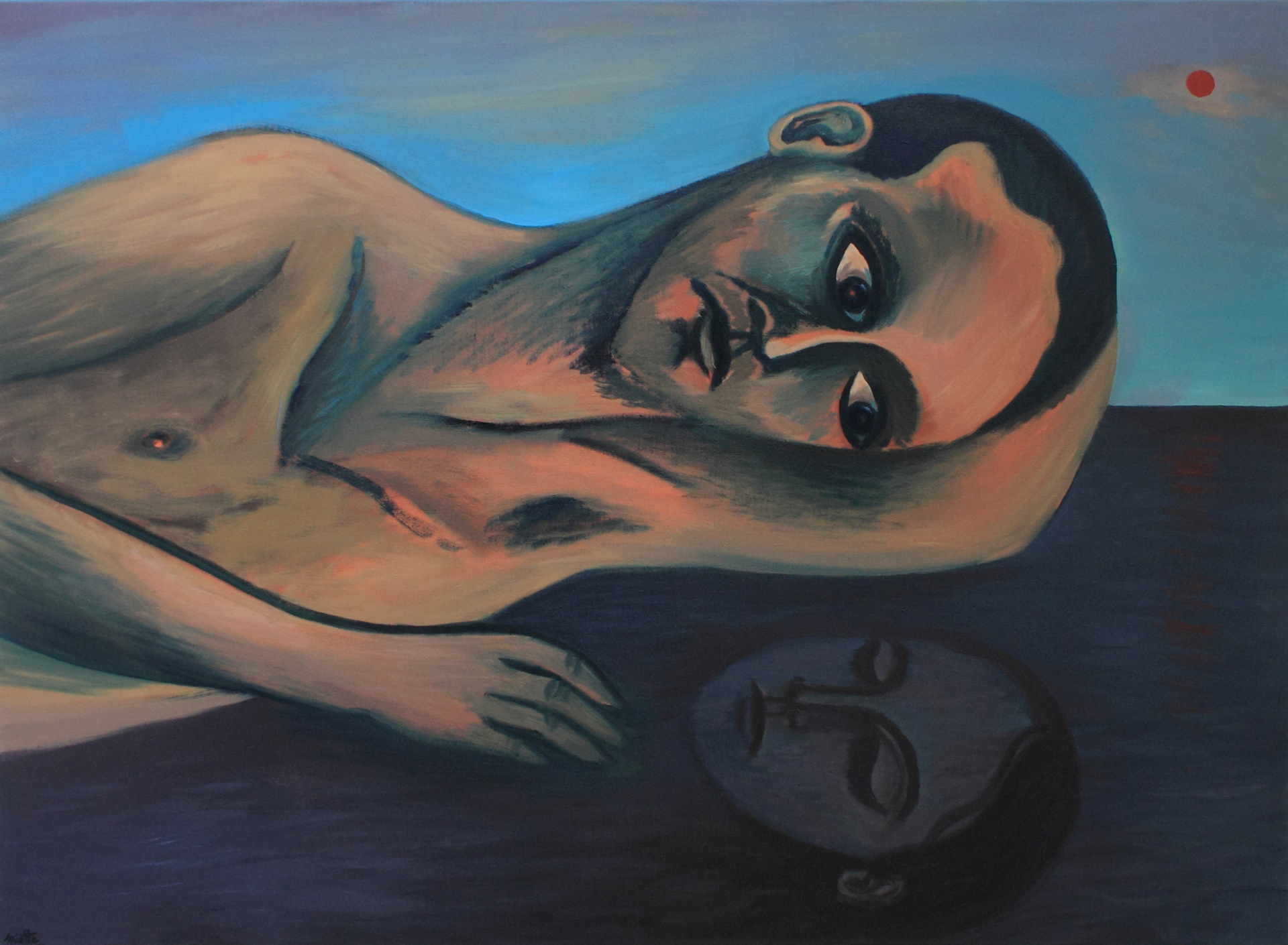 Dans mon rêve Huile sur toile - 100 x 73 cm - août 2016