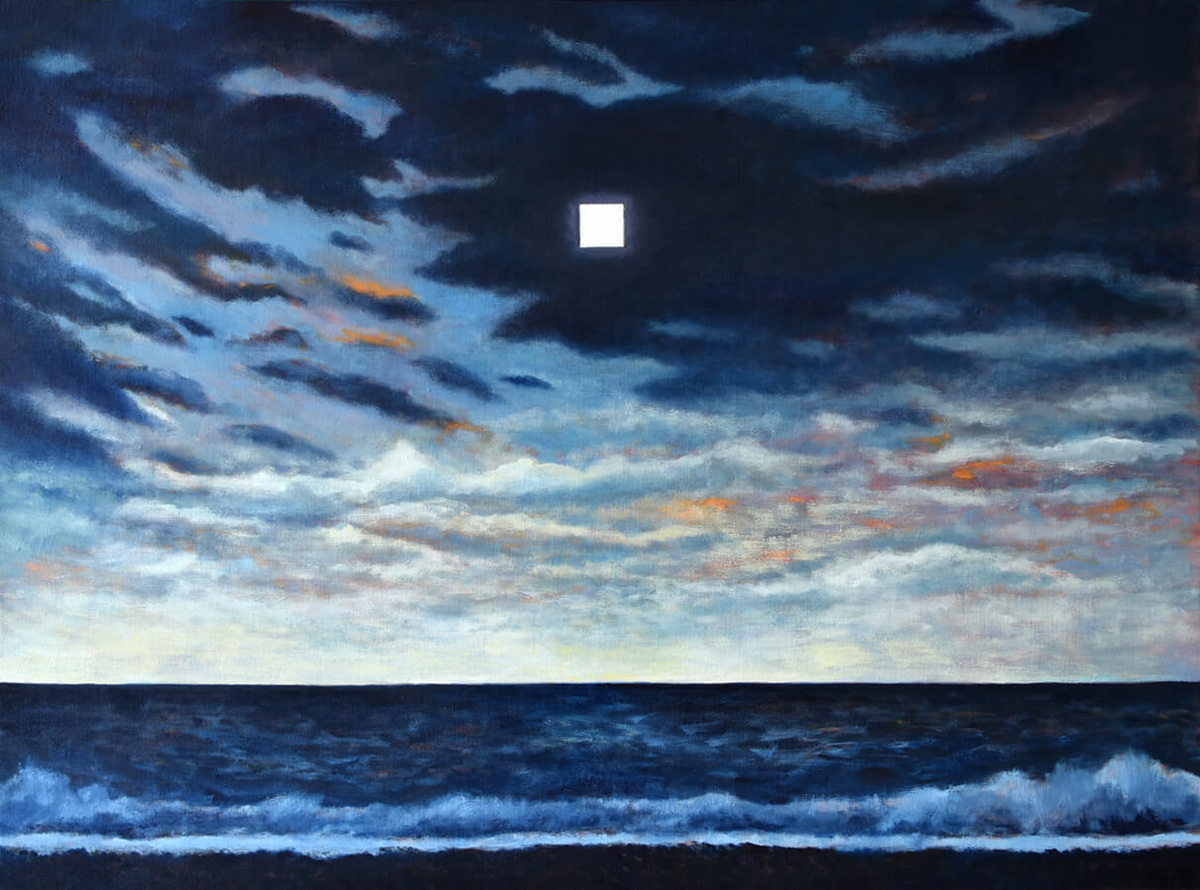 Halo - Huile sur toile - 81 x 60 cm - 20 juillet 2023 - Cours de peinture à l'huile Paris 13 - Artiste Peintre Jean-Baptiste Miette