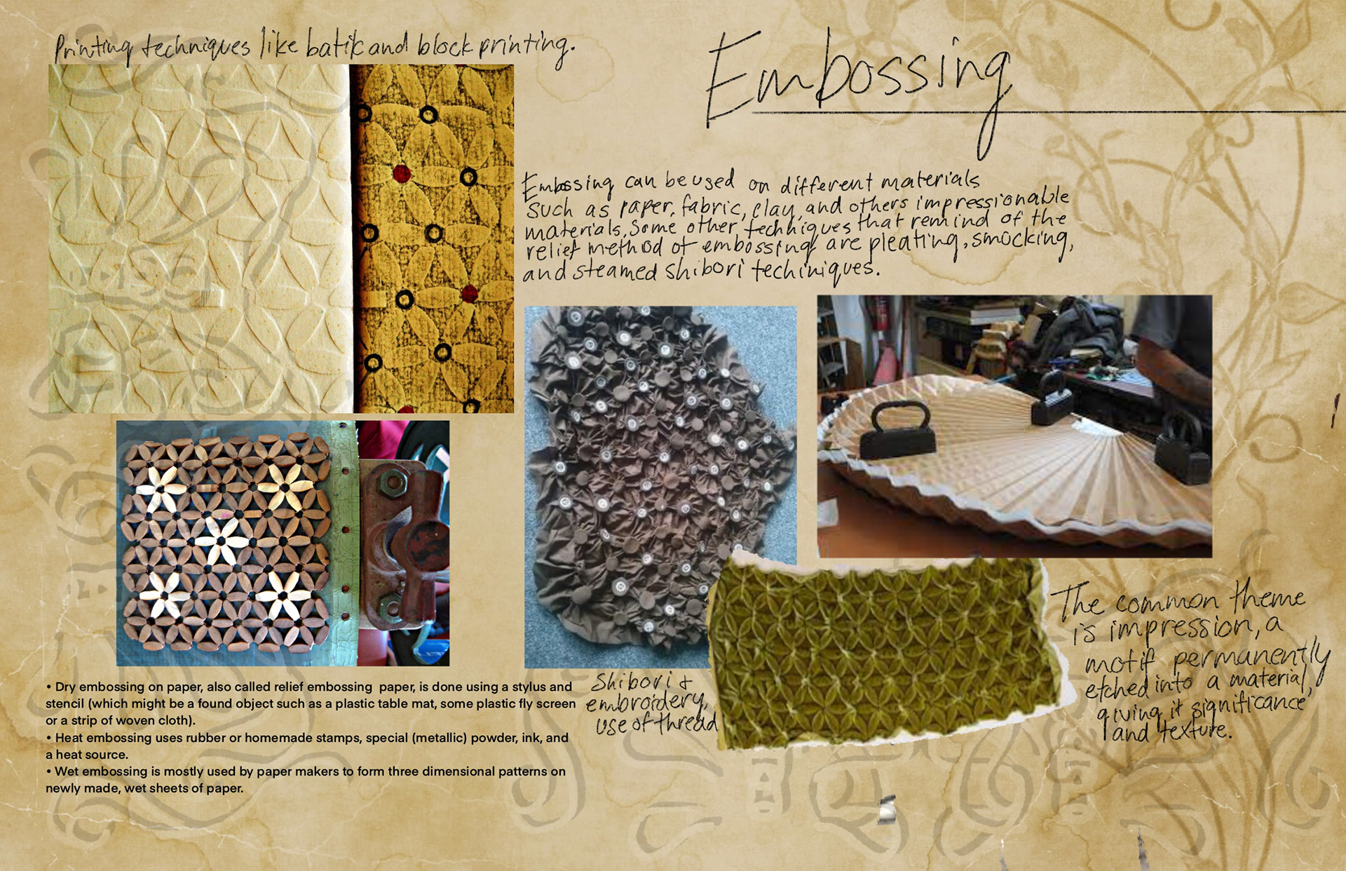 Embossing Research