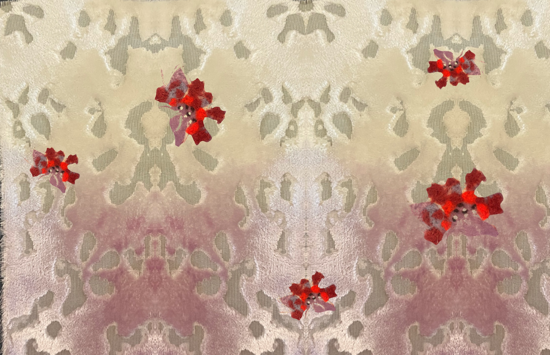 Burnout Velvet and Felting