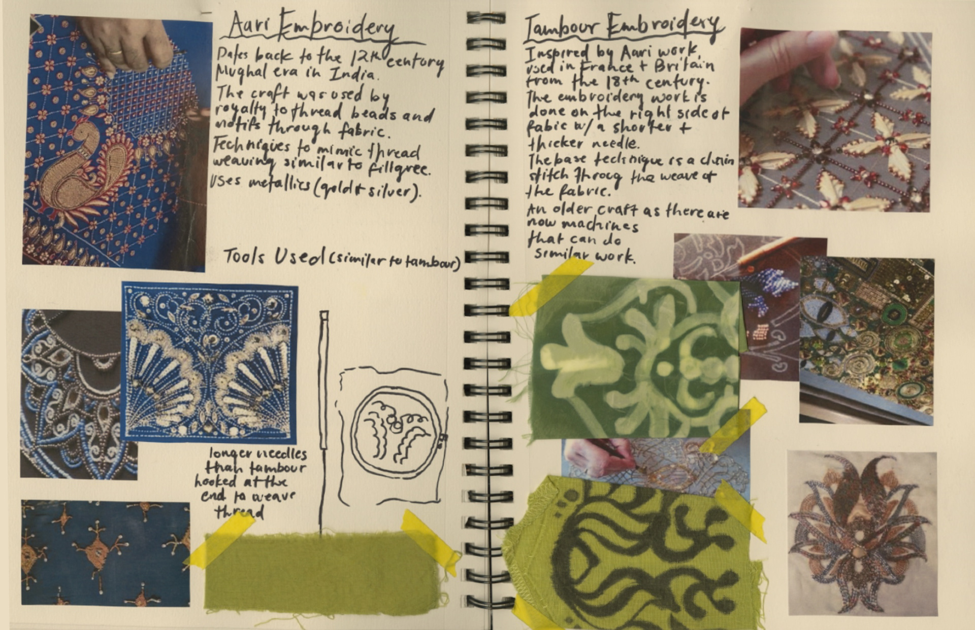 Textile Research and Swatches