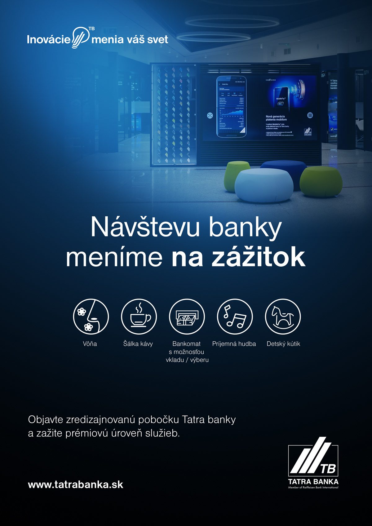 offline BTL communication for TATRA BANKA