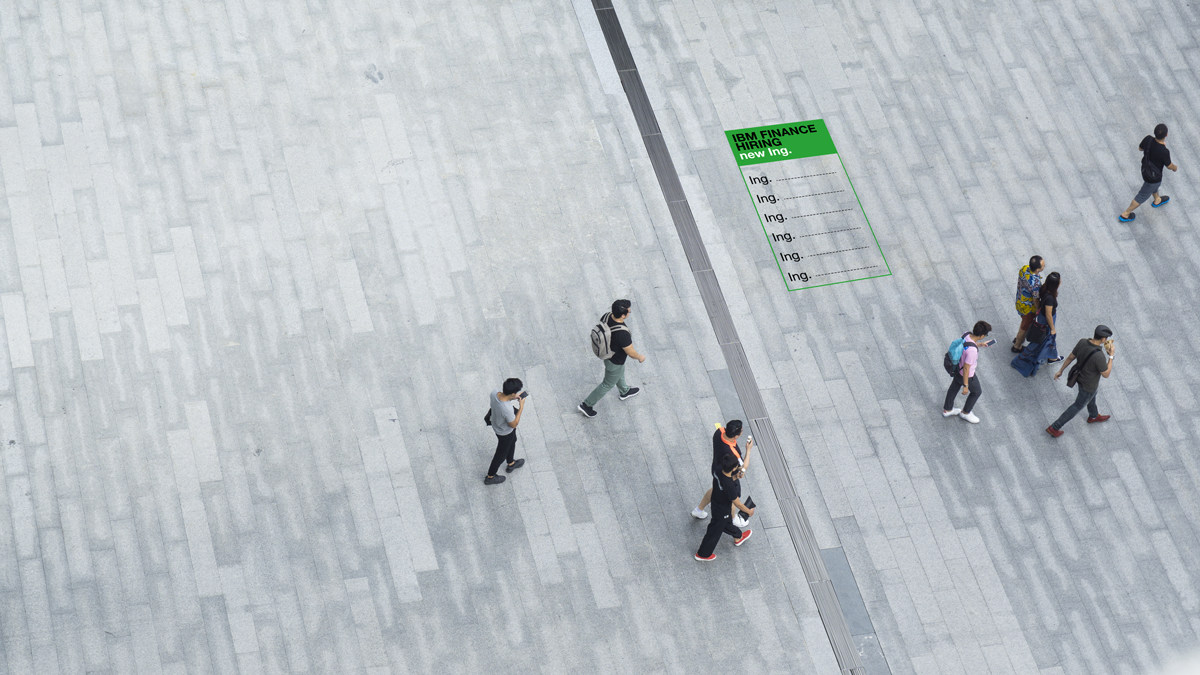 GUERILLA CAMPAIGN FOR IBM