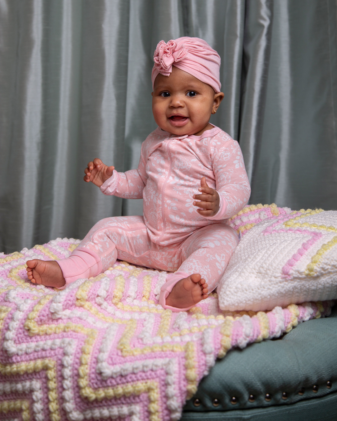 Baby blanket set = includes blanket and pillow $ 150