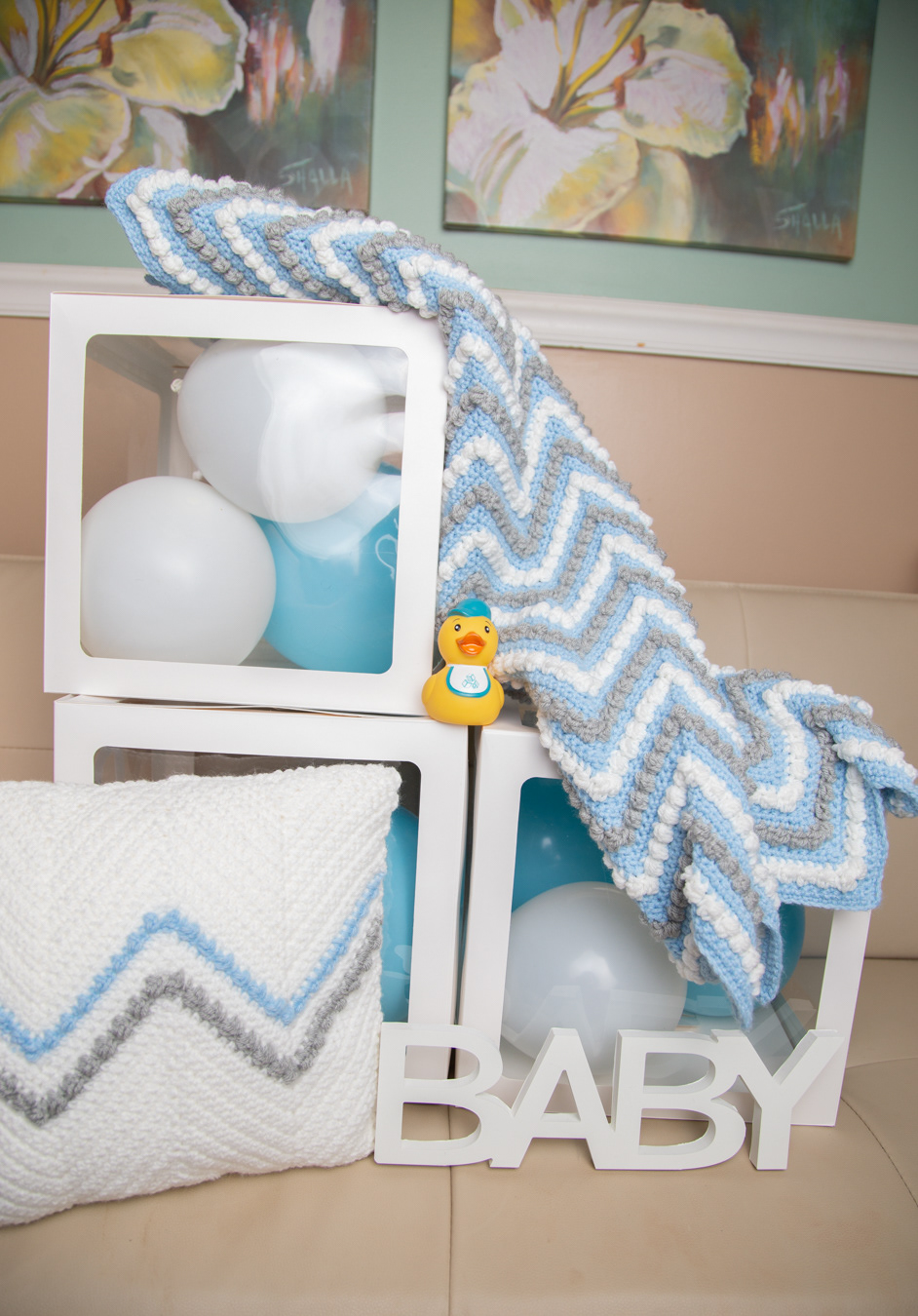 Baby blanket set = includes blanket and pillow $ 150