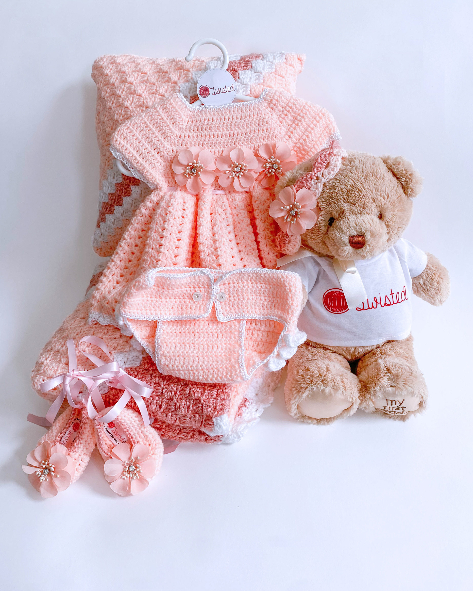 Dress $90 , headband $22, Shoes $38 = $150 Bundle $140 (Clothes set only)