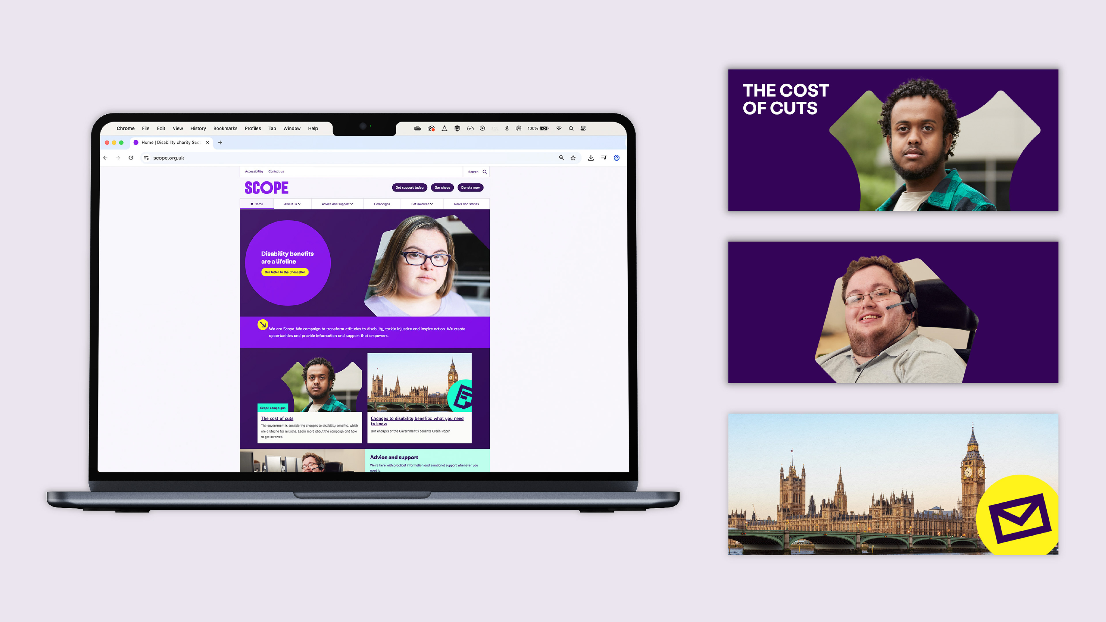 Website homepage take over