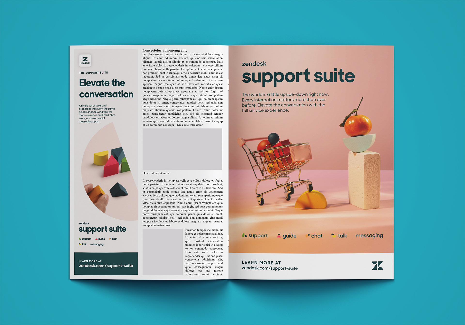 Printed magazine adverts