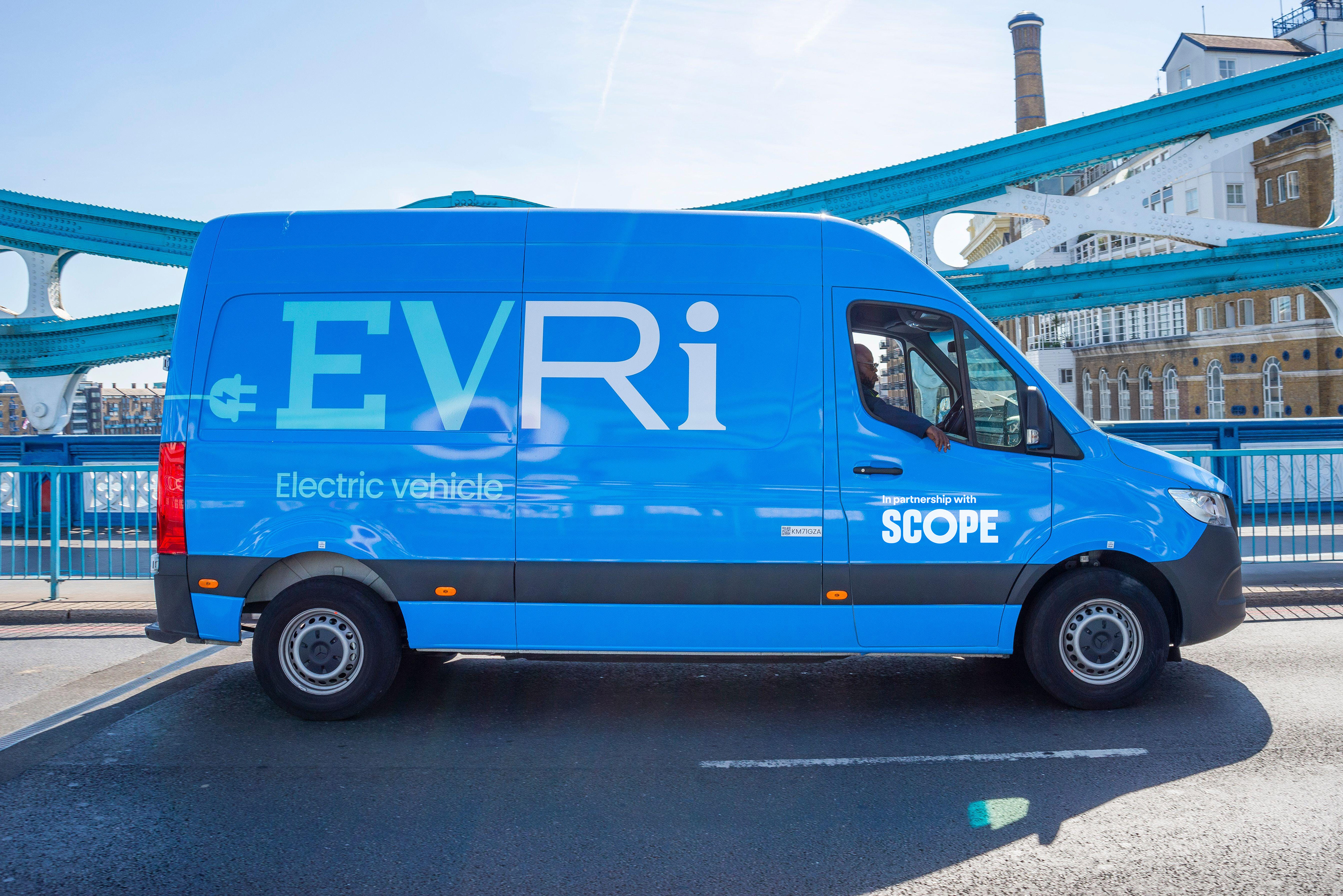 In partnership with Scope, Evri van