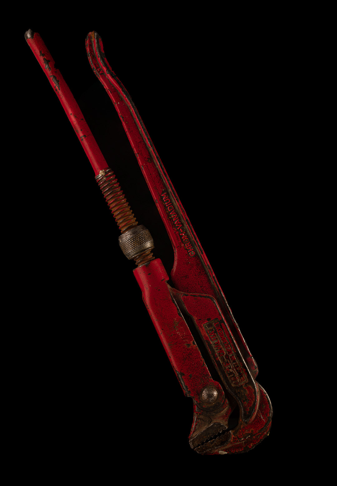 Old red wrench