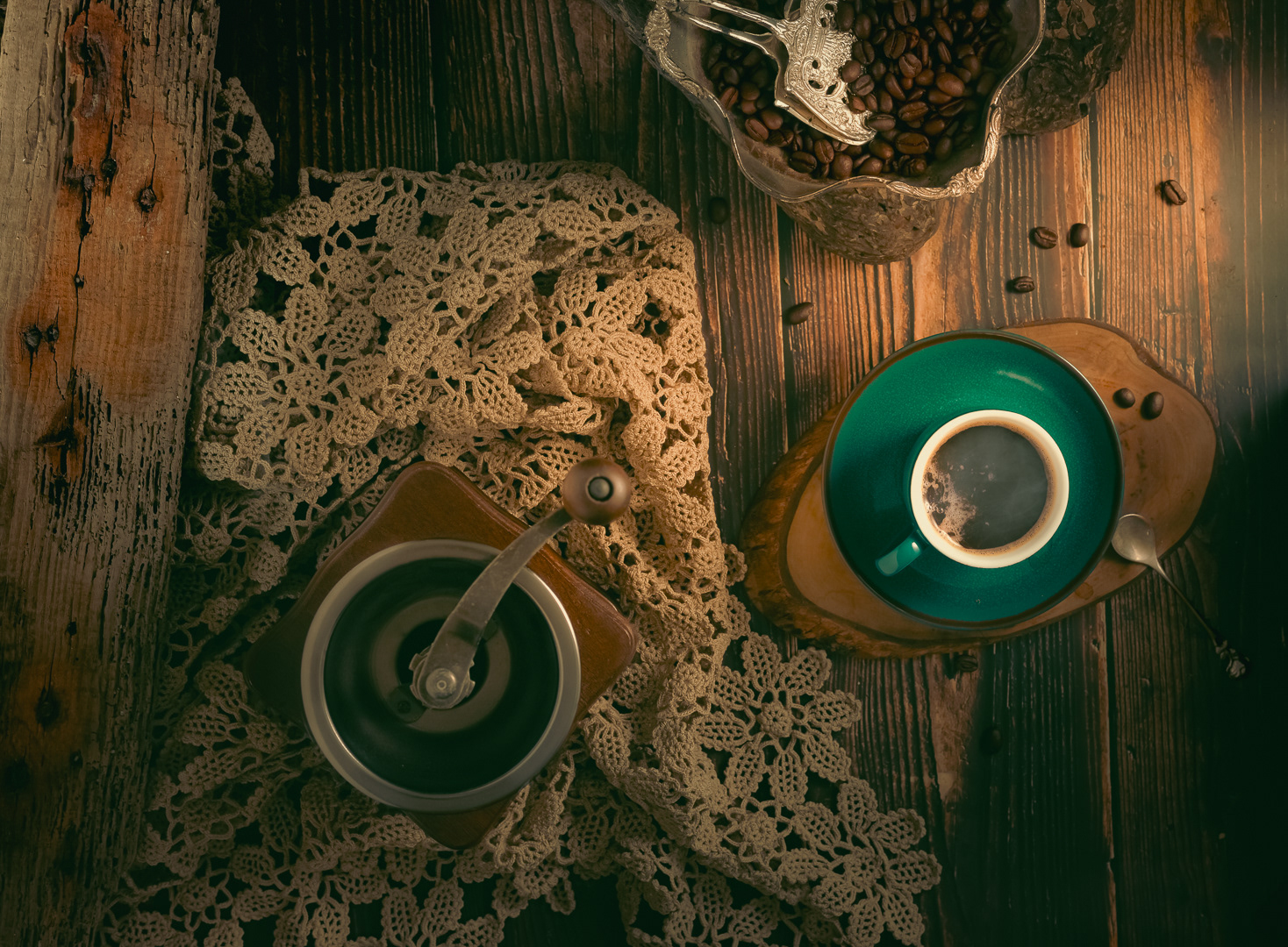 Turkish Coffee top down