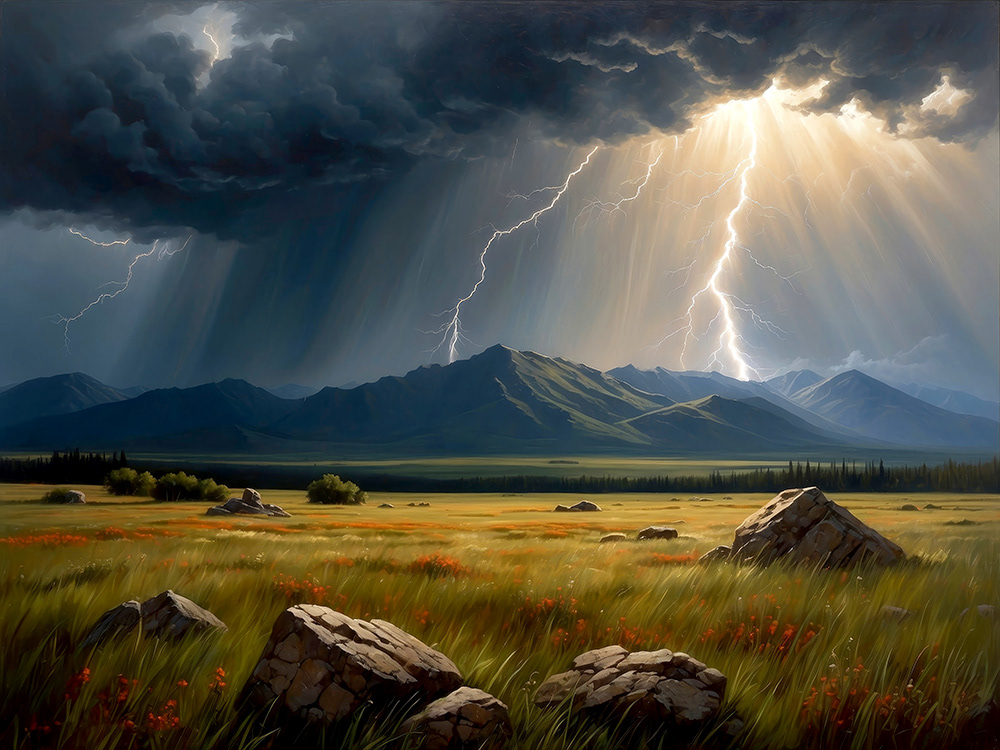 Symphony of Lightning and Shadow