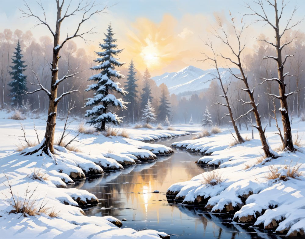Silent Snowy Morning