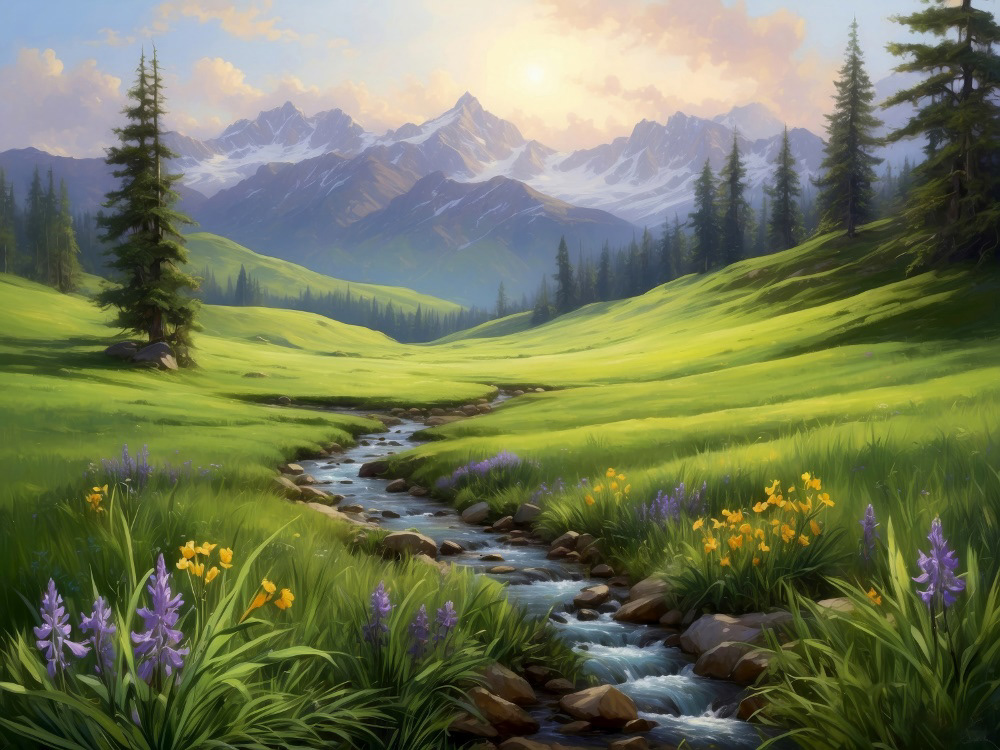 Rivulet in the Meadow