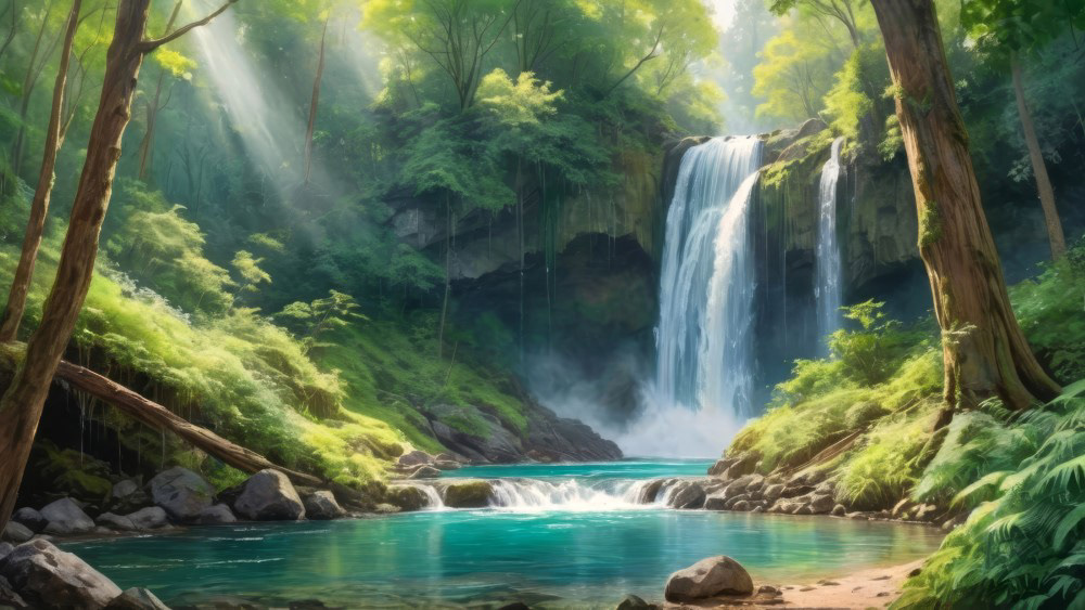 Woodland Cascade