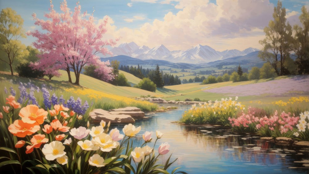 Spring's Vibrant Symphony