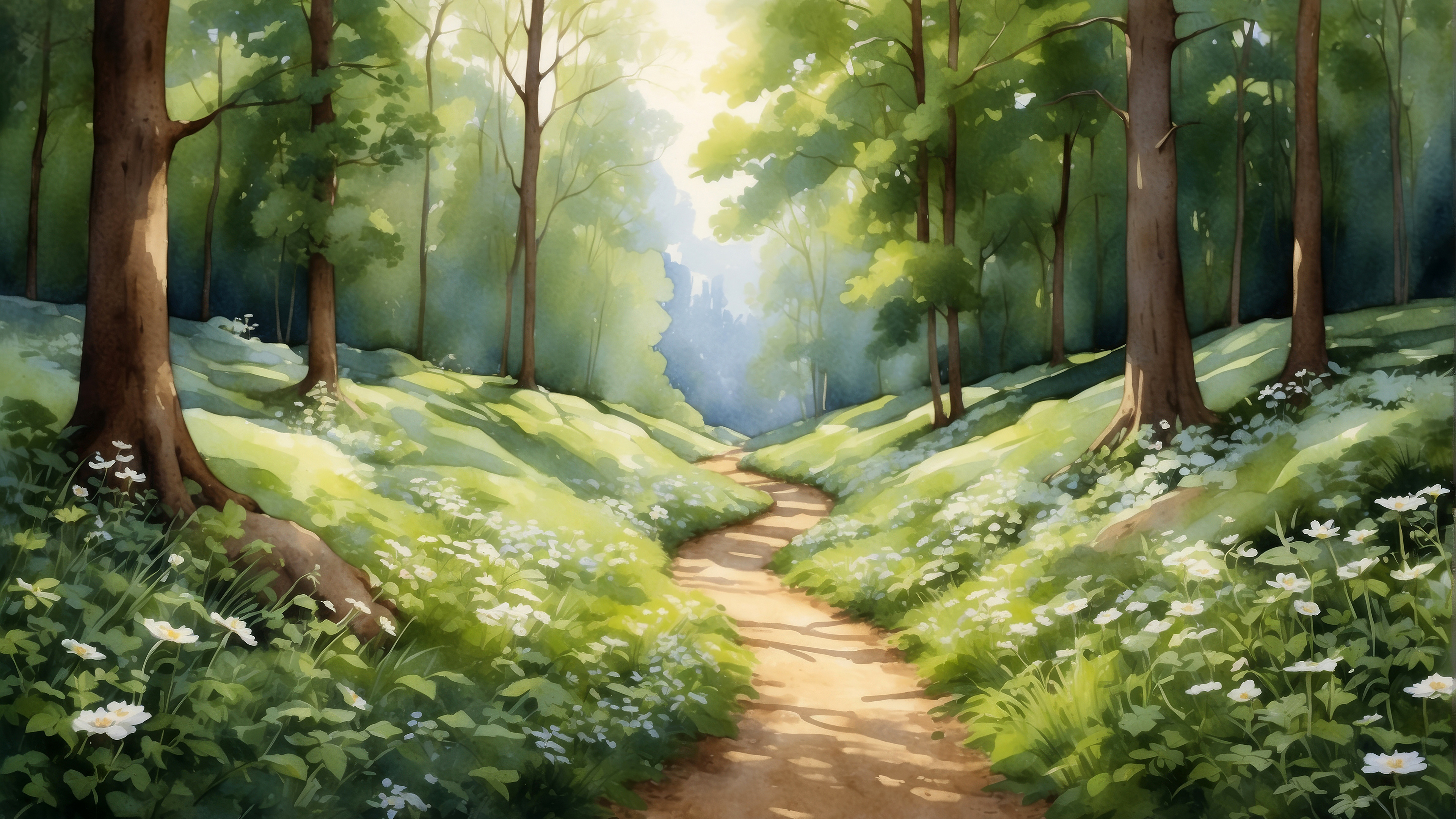 Path to the Sunlit Glad