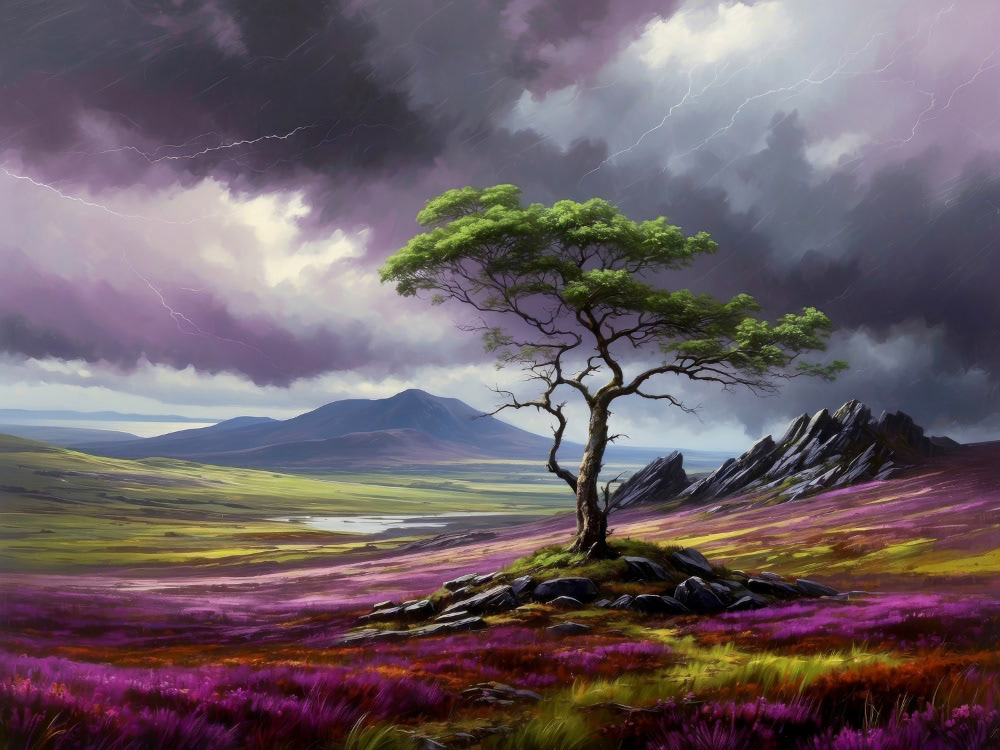 Thunderstorm on the Lonely Moors