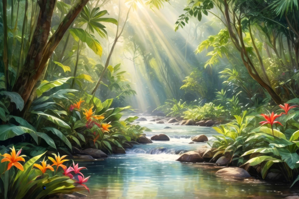 Morning in the Rainforest