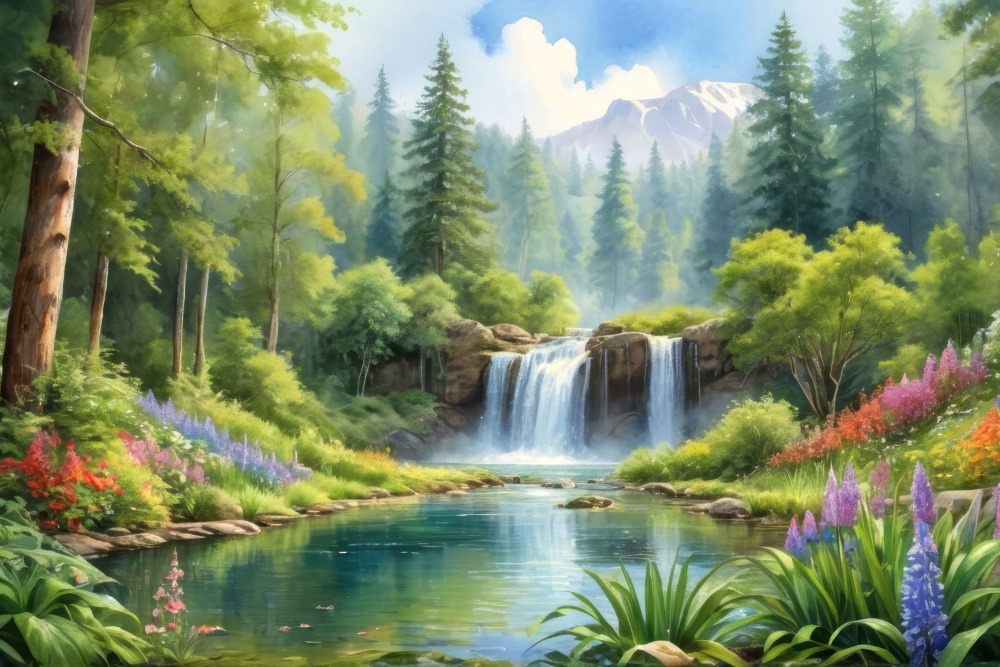 Spring Waters and Wildflowers