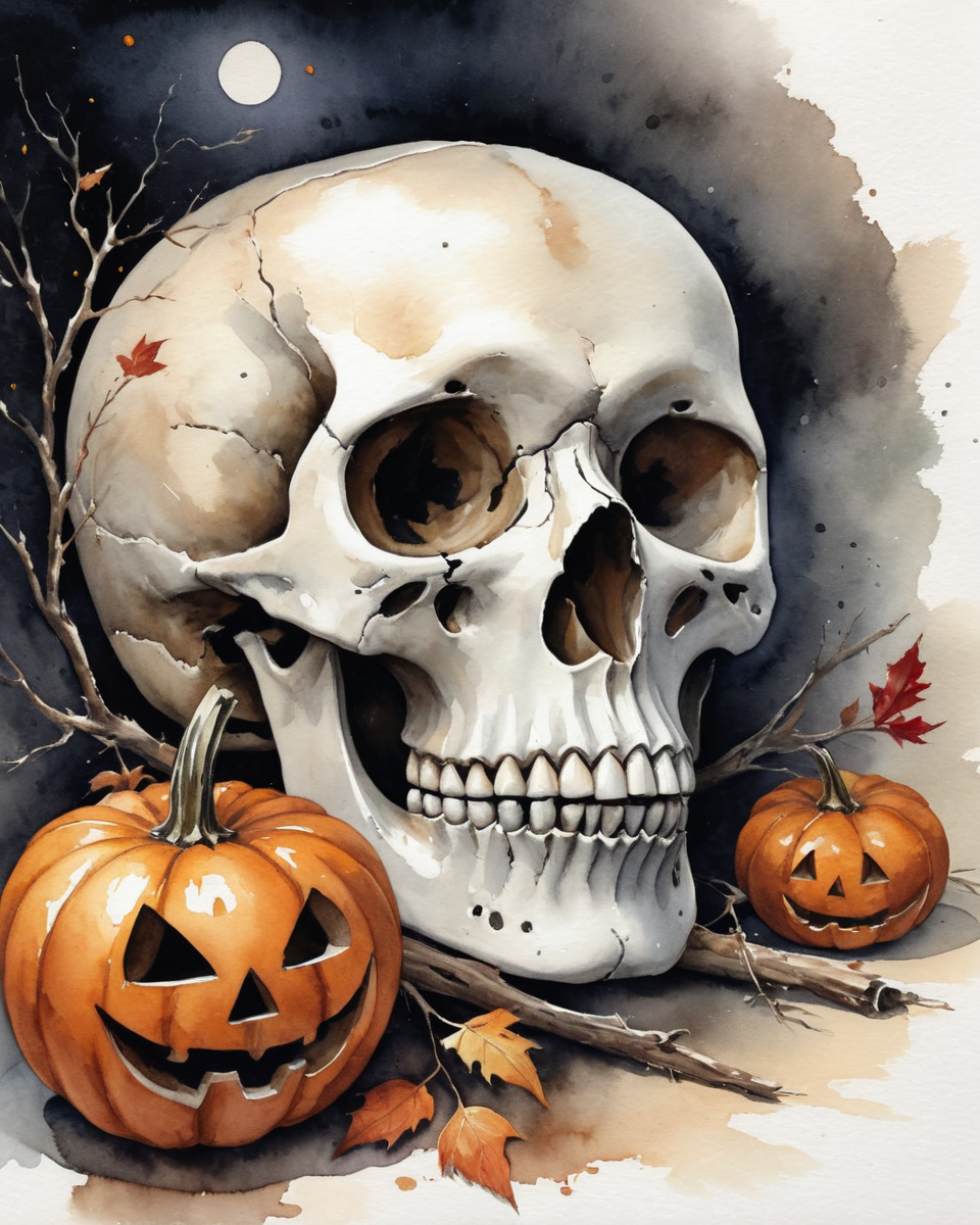 Still Life with Skull