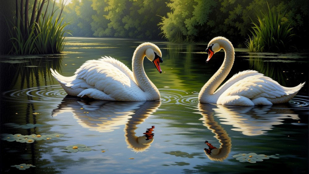 Courtship of the Swans