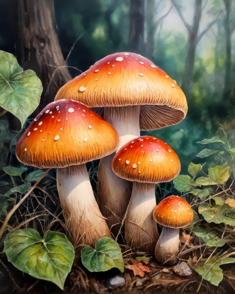 Radiant Mushrooms