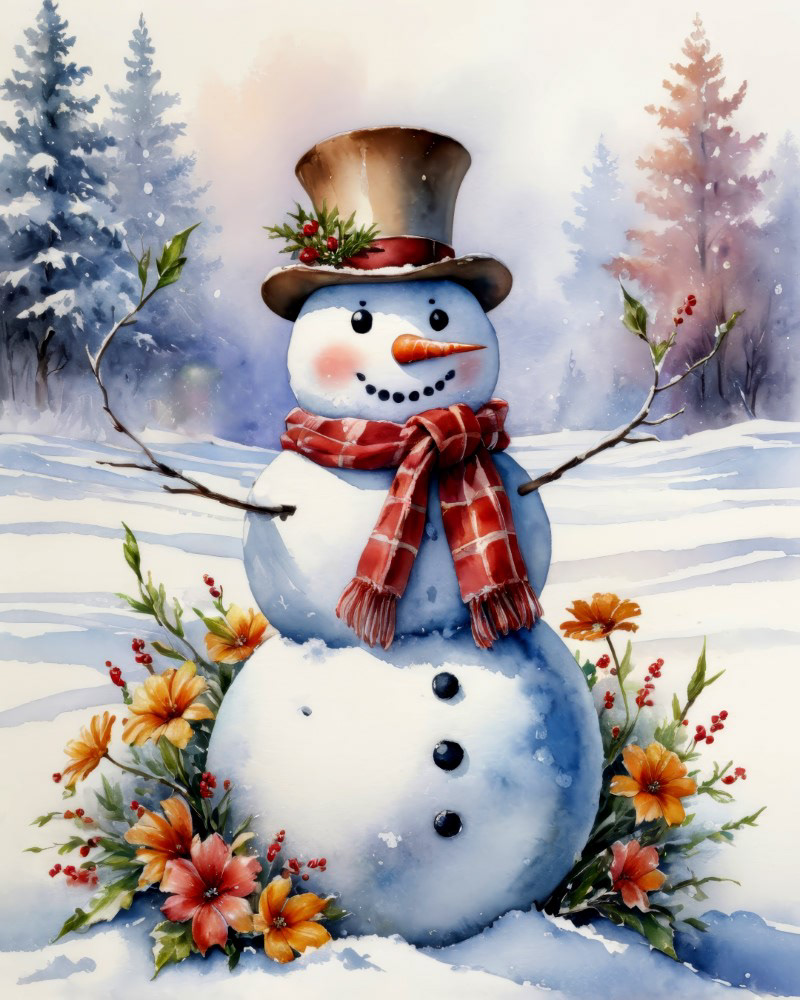 Winter Wonderland Snowman