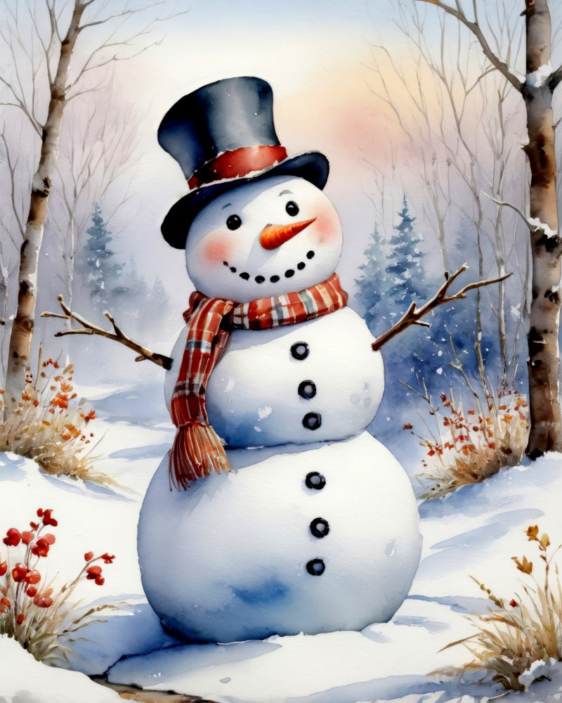 Frosty Sentinel of the Woods