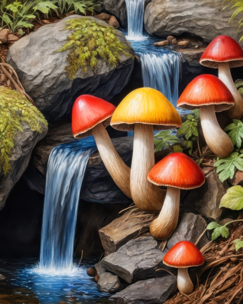 Mushroom Cascade