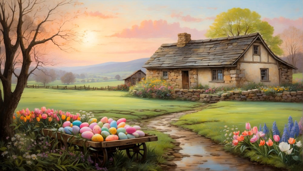 Easter Egg Hunt at the Stone House