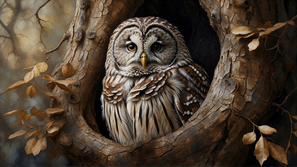 Barred Owl's Quiet Vigil