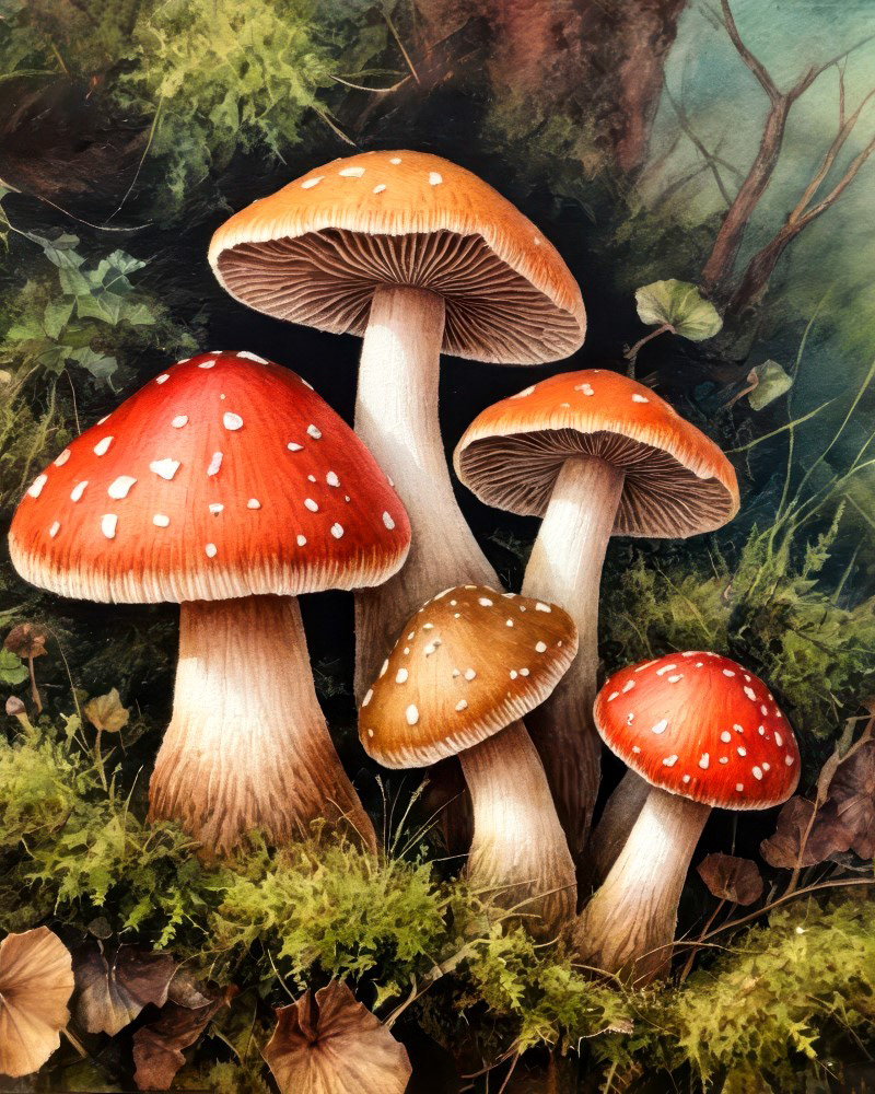Mushrooms of the Wild Woods