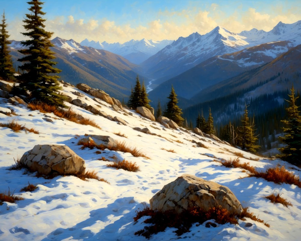 Highland Winter Embrace