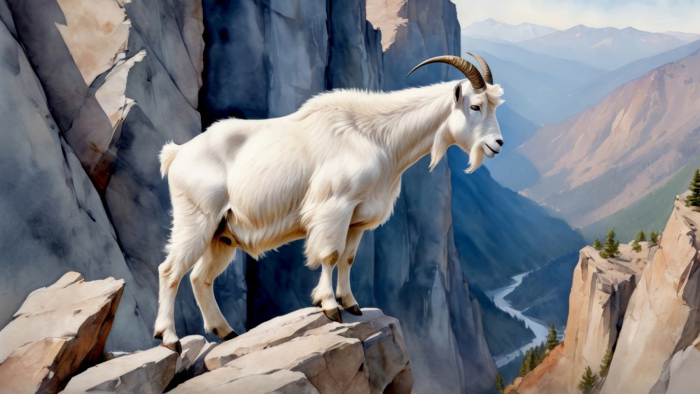 Overlook of the Mountain Goat
