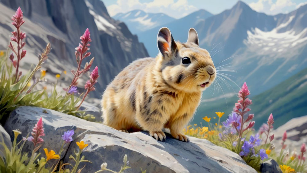 Pika and Mountain Wildflowers
