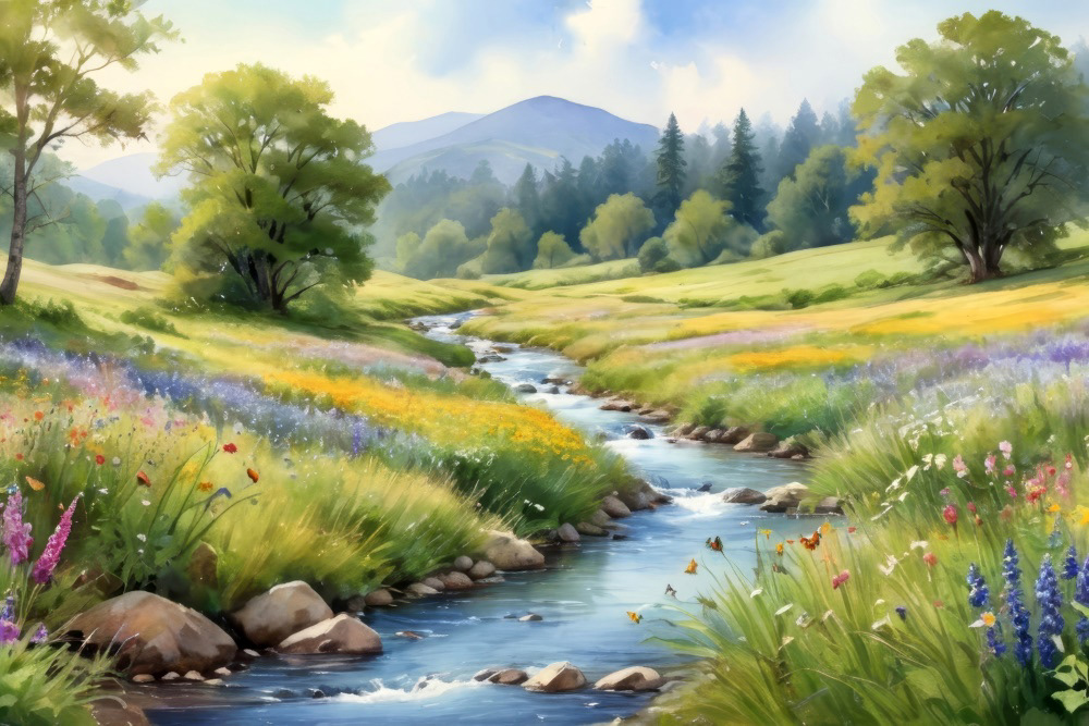 Dance of Water and Petals